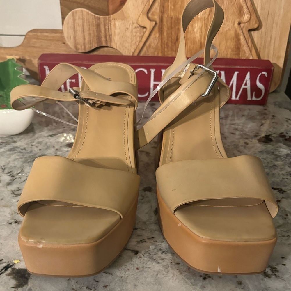 Nine West Womens Openit Platform Sandal New Without Tags